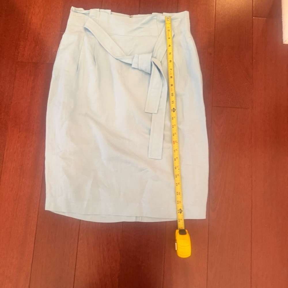 Ann Taylor Light Blue Pencil Skirt - Picture 4 of 6